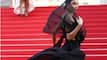 Dolly Singh is The Official Cannes Queen With This Black Hooded Corset Saree
