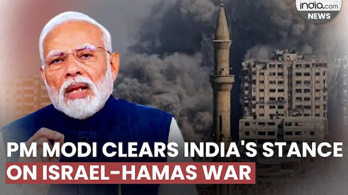 PM Modi clears India's stance on Israel-Hamas war