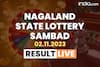 Nagaland State Lottery Result 02-11-2025 For 6PM and 8PM OUT Soon: Dear LAKE Lucky Draw Winners List Here