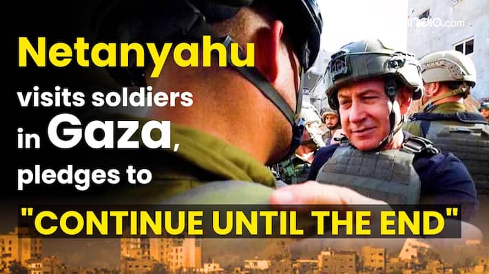 Netanyahu visits soldiers in Gaza, pledges to 