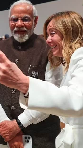 PM Modi's Photos with Italian PM Giorgia Meloni Enthrall Social?Media