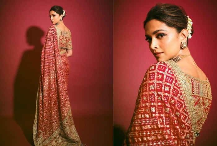 Deepika Padukone Continues Her Royal Affair in Red Bandhani Saree at Anant Ambani-Radhika Merchant’s Pre-Wedding, Ranveer Singh REACTS