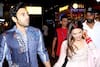 Kriti Kharbanda Blushes, Pulkit Samrat Holds Her Hand as Paps Sing 'Mubarak Ho Tumko...' at Mumbai Airport - Watch Viral Video