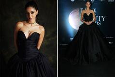 Ananya Panday Brings Vintage Fashion to Red Carpet in Unbelievably Giant Black Taffeta Gown - See Viral Pics Ananya Panday Brings Vintage Fashion to Red Carpet in Unbelievably Giant Black Taffeta Gown - See Viral Pics