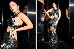 Bhumi Pednekar is Too Hot to Handle in Sequin Feather Dress - See Photos