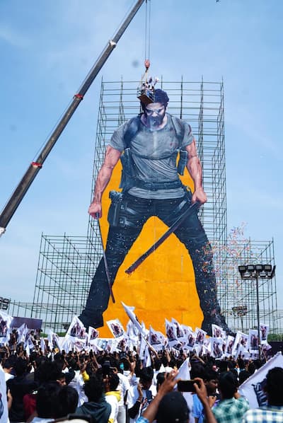 Prabhas' 44th Birthday: Fans Turn Hyderabad Into a Sea of Celebration - See Photos