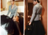 Khushi Kapoor Serves Monochrome Magic in Checkered Jacket and See-Through Net Skirt - PHOTOS