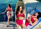 Manushi Chhillar Turns on Vacay Mode in Hat, Shades And Pink Bikini at Maldives - INSIDE PICS
