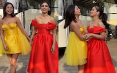 Shehnaaz Gill - Bhumi Pednekar Turn Lemon And Orange During Thank You For Coming Promotions -PICS