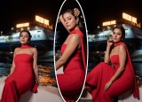 Shehnaaz Gill Sets The Tone For a Dreamy Date Night in Stunning Red Off-Shoulder Dress- See PICS