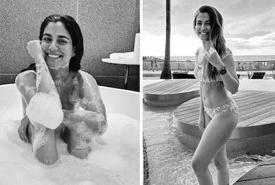 Shreya Dhanwanthary Raises Temperature in Hot Bubble Bath And Sexy Bikini